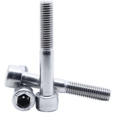 Image of 6mm M6 ALLEN BOLT SOCKET CAP SCREWS HEX HEAD A4 MARINE GRADE STAINLESS STEEL