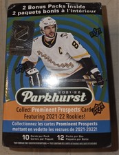 Upper Deck Parkhurst 2021-22 Hockey Blaster Box - New Sealed