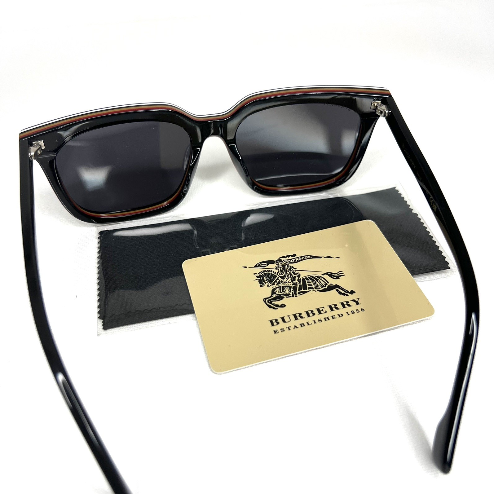 Burberry BE4337 379887 Black Square Men’s Sunglasses 56mm Ships Today thumbnail 9