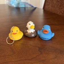 Set of Three Rubber Duck Toys