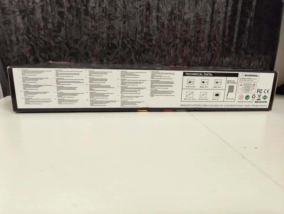 Syma S107 3 Channel RC Helicopter with Gyro, Red/White (NEW Sealed) DMG BOX  - Image 3 of 4