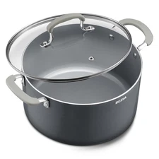 8 Quart Pot with Lid, Ceramic Nonstick Stock Pot with Lid, Induction Ready, L...