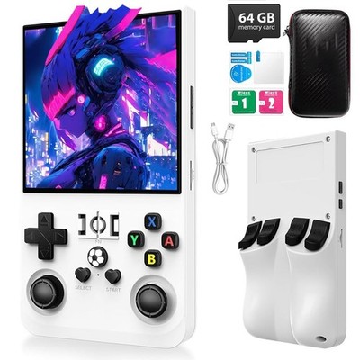 R36 Max Retro Handheld Spielkonsole 4'' IPS LinnuxSystem 648GB 18000+ Games