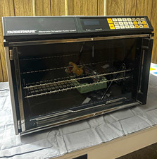 Farberware Convection Turbo Oven Model 467 Temp Control Black/Silver Rack Pan