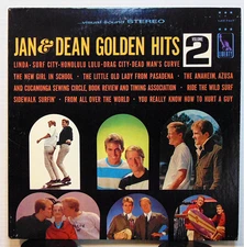 Jan & Dean - Golden Hits Volume 2 - 1965 Liberty Surf Rock Vinyl LP Record EX