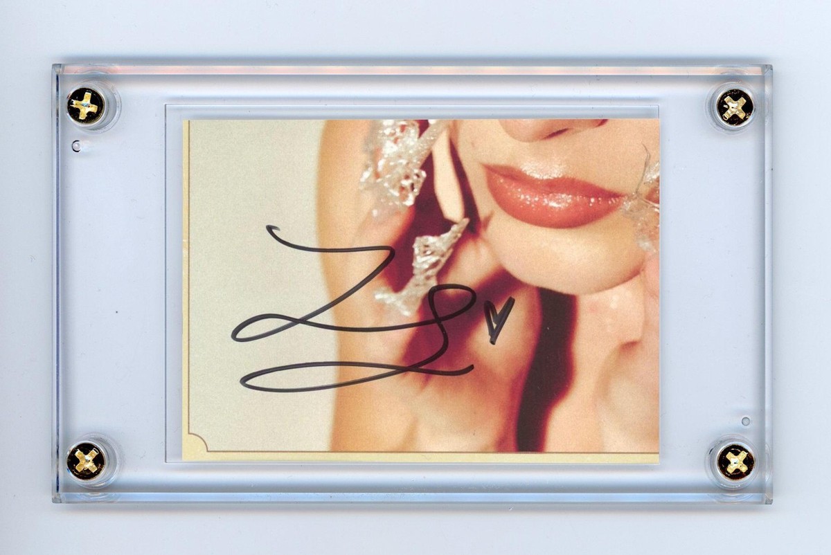 Zara Larsson Autographed Trading Card Sized Signed Cut ACOA | eBay