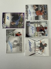 Autographed baseball card lot 