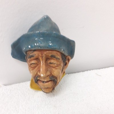 BOSSONS SARDISCHER KREIDEGESCHIRR KOPF VINTAGE WANDBEHANG