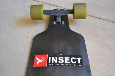 Insect Longboard Skateboard, Complete, Rare 38'' , Neil Carver Trucks 76mm wheels