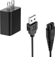 Charger with USB Cord for Hatteker RFC-691 Hair Trimmer Pro Clippers