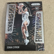 2025 WNBA Prizm Sonia Citron Fireworks Insert Rookie #15 Washington Mystics RC