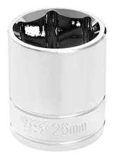 Performance Tool W32226 1/2 Inch Drive 26mm 6pt Socket