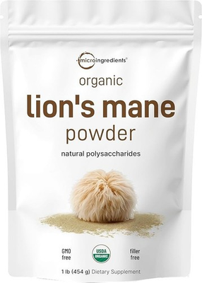 #ad Organic Lion’s Mane Mushroom Powder 16oz Pure Fruiting Body Superfood $8.33