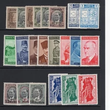 Turkey 1939-40 Hatay Balkan Census Fair 5 Sets Mint SCV $47