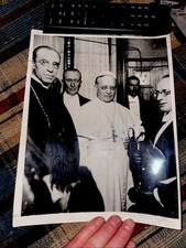 1931 VATICAN CITY RADIO TYPE 1 PHOTO  GUGLIELMO MARCONI ROME POPE PIUS XI ITALY
