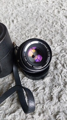 Pentax SMC Pentax-M 50mm f2 Manual Focus Objektiv mit Objektivdeckel Asahi Opt Co