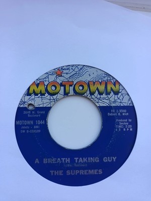 Supremes A Breath Taking Guy Motown M-1044 45rpm (1963)