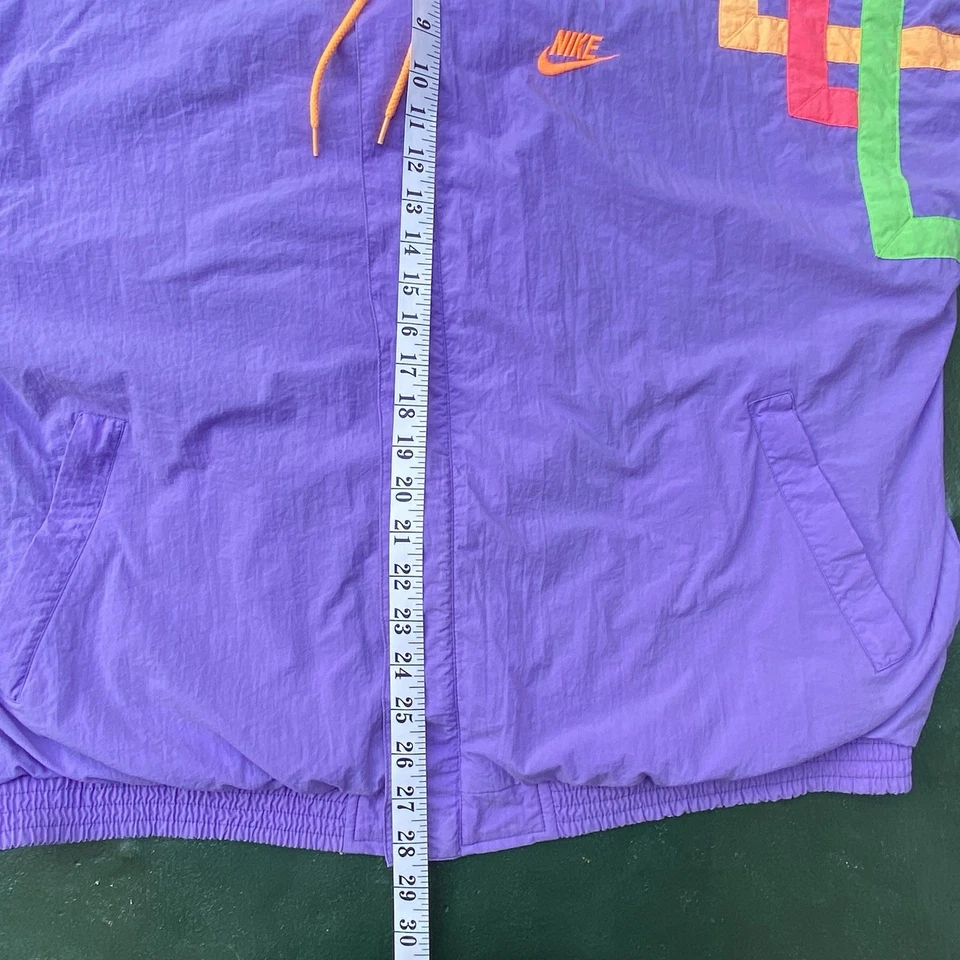 Vintage Nike Full Tracksuit Men’s Large 80s 90s Shellsuit Track Jacket & Joggers - Image 3 of 4