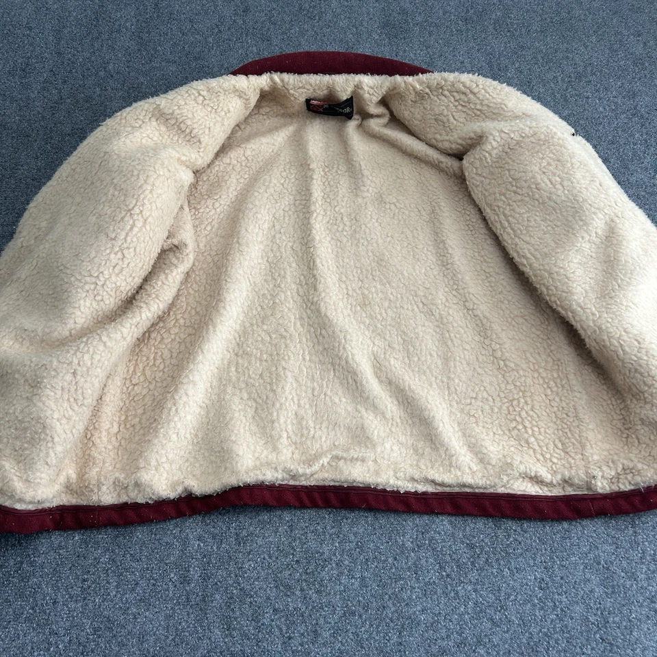 Винтажный McGregor Mackinaw куртка красный охоты шерсти пальто шерсти с подкладкой большой - Изображение 3 из 4