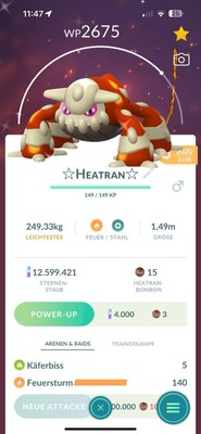  Pokemon GO - SHINY Heatran   Lucky Tausch Von 2020!