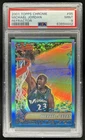2001-02 Topps Chrome Michael Jordan Refractor #95 Wizards PSA 9