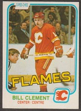1981-82 OPC O-PEE-CHEE HOCKEY CARD - #39 BILL CLEMENT