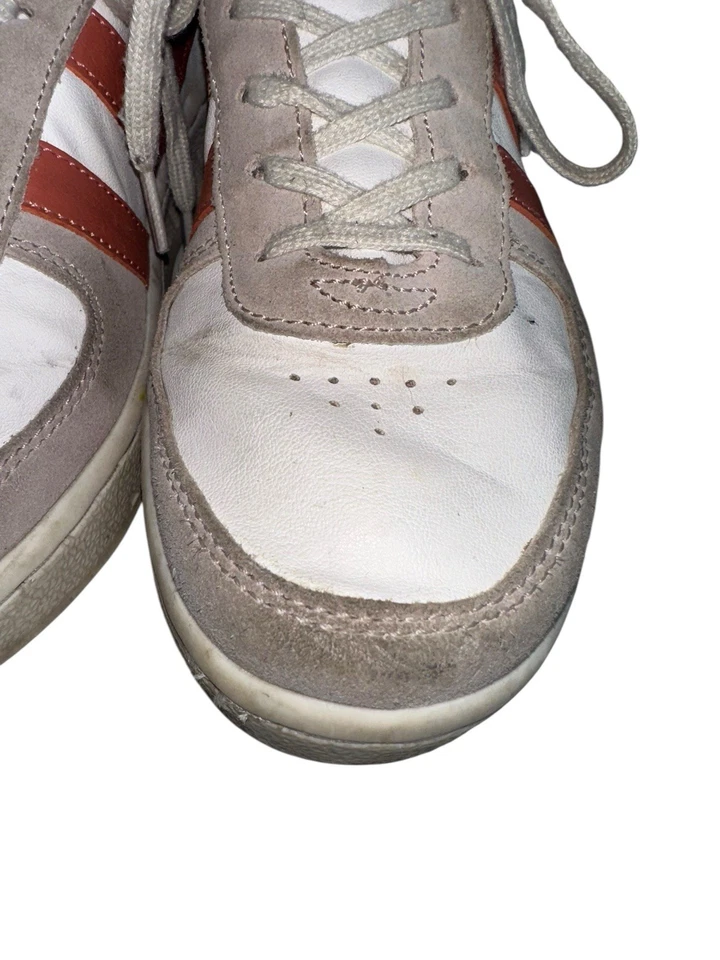 Gola Womens Grandslam Pure Sneakers Sz 7 Orange Gray Leather Suede READ - Image 4 of 4