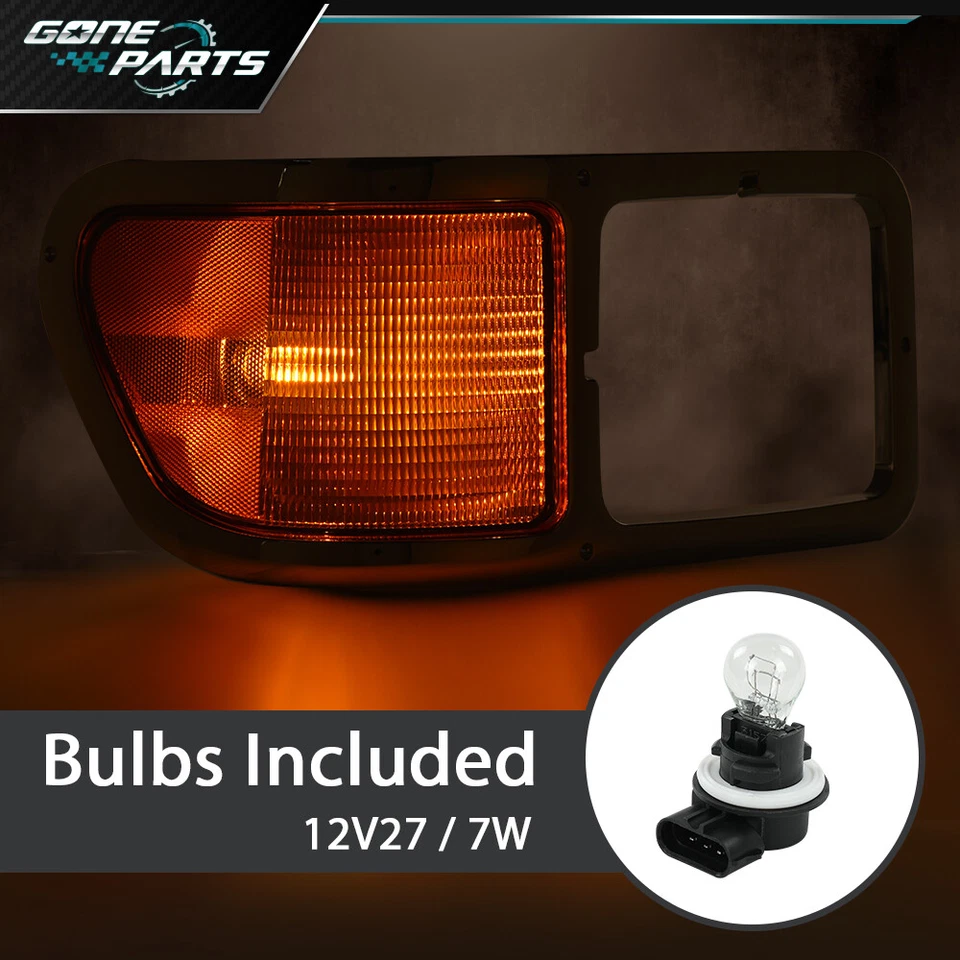 Ajuste para 00-15 Ford F650 F750 Faro izquierdo y derecho Bezesl señal esquina con bombilla Foto 4 de 4