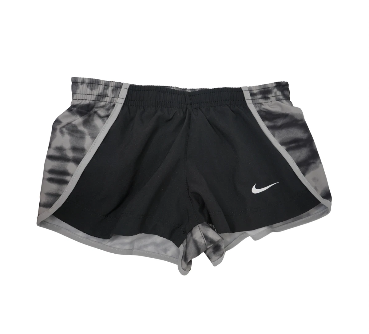 Nike Dry Sprinter Girls Running Shorts (Black-White)