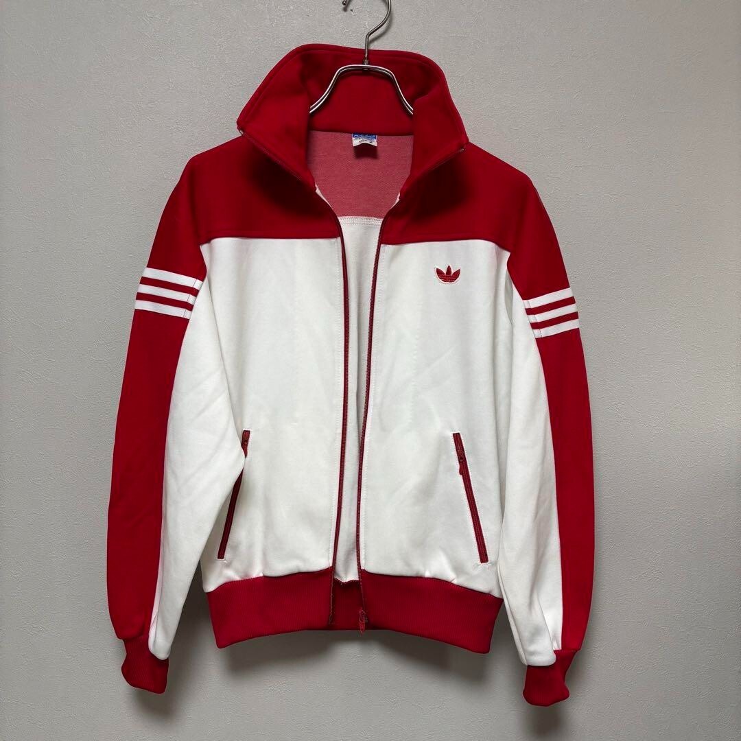 vintage 80s adidas DESCENTE ヴィンテージ Rare 80s adidas DESCENTE Tracksuit - West German Deadstock (White