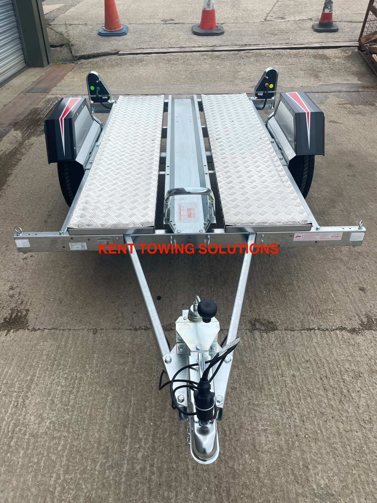 HIRE THIS TRAILER Erde CH451 Single Motorbike Bike Motorcycle Trailer