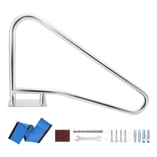 TCFUNDY Stainless Steel Pool Handrail Inground Stair Ladder Grab Hand Rail