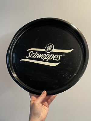 Schweppes Werbetafel Metall Vintage