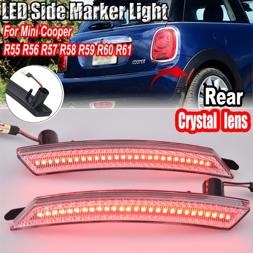 For Mini Cooper R55 R56 R57 R58 R59 R60 Front Rear Bumper LED Side Marker Light - Picture 25 of 29