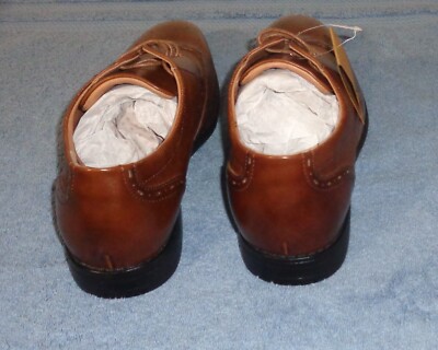 EliteLand Brown Leather Oxford Dress Shoes New w Tag & Box-11 Eliteland Men main image 4
