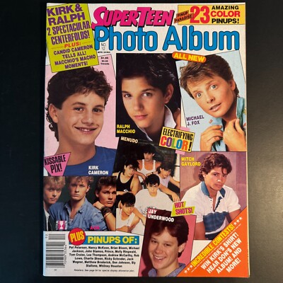 Superteen Photo Album Magazine 1986 No. 12 - Brats A-Ha Duran Prince Wham! MINT