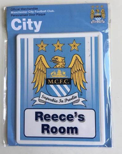 ** BNIW EVERTON, MAN. CITY & WEST HAM DOOR PLAQUES WITH NAMES - GENUINE MERCH ** - Picture 4 of 5
