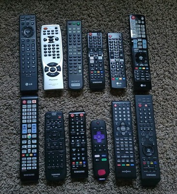 Remote Control Battery Types Remote Control Lot of 12 NO BATTERIES | eBay