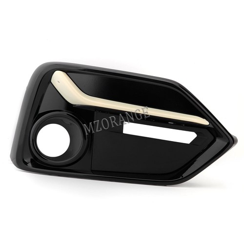 Front Pair Bumper Fog Light Grille Cover For Honda Civic 2016-2021 Si 4DR Sedan - Picture 12 of 24