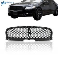 For Lincoln Continental 2017-2020 Grill W/Camera Hole Front Grille Gloss Black