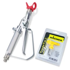 Airless Inline Paint Swivel Sprayer 517 Spray Tip +Nozzle Guard For Wagner Titan