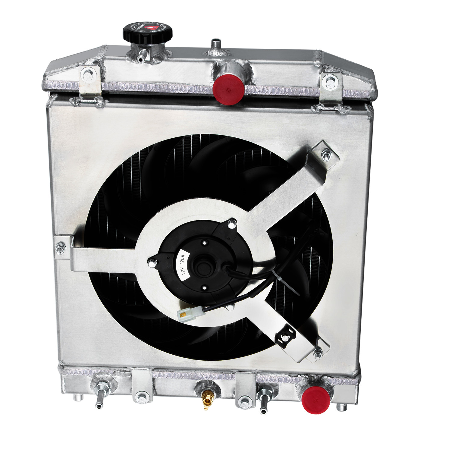 For 1992-2000 Honda Civic SOL EG EG EK INTEGRA DB AT 2 ROW Radiator Shroud Fan