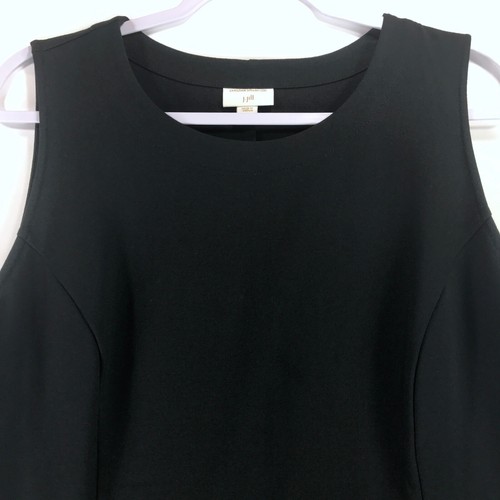 J Jill Christian Siriano Petite abito donna XLP nero bianco senza maniche nuovo senza etichette - Foto 3 di 6