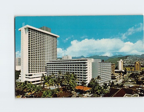 Postcard Princess Kaiulani Hotel Waikiki Hawaii USA