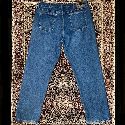 Wrangler Jeans Herren Größe 36x32 Regular Fit Blau Straight Leg Denim Hose " - Bild 4 von 5