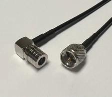 RG174 QMA Male L to Mini UHF Male Coaxial 50ohm Cable Pick Length USA Fast Ship