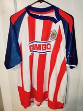 Guadalajara Chivas Mexico Remini Jersey Polyester Soccer Size Large Adult 