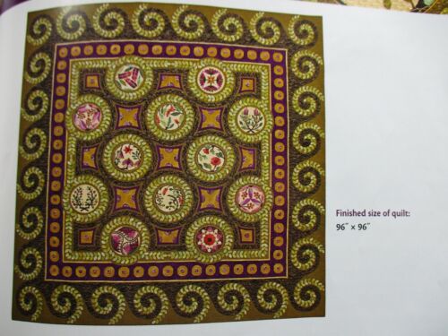 Trapunta Giapponese da Giardino - Motivo Trapunta/Applique - Karen Kay Buckley 96" x 96" - Foto 2 di 7