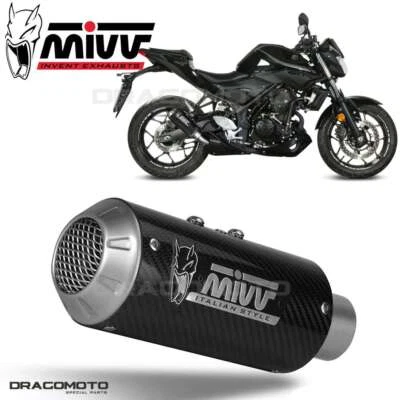 échappement YAMAHA MT-03 2022 2023 MIVV Mk3 Carbone RC - Photo 1/4