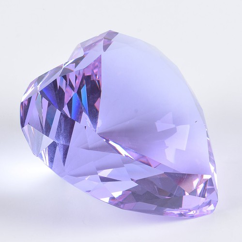 VALENTINE Diamond Crystal Facet Heart Paperweight Glass Sculpture Love Wedding - Bild 22 von 58